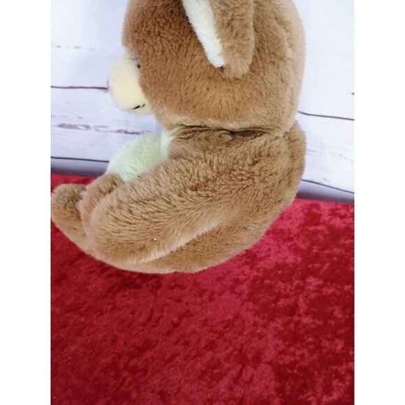 Vintage California Stuffed Toys Plush Bear Brown & Cream 10" Korea Synthetic Fib - Picture 4 of 6